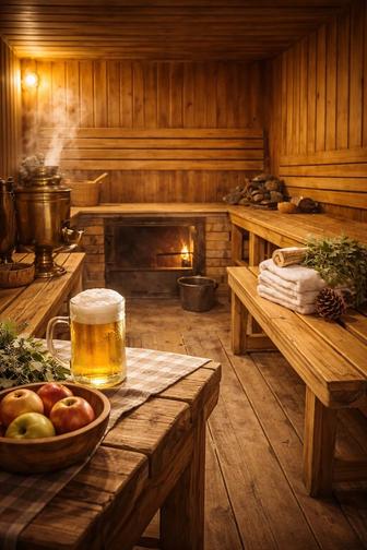 Баня на дровах