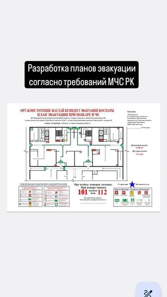 План эвакуации пожарный изготовление