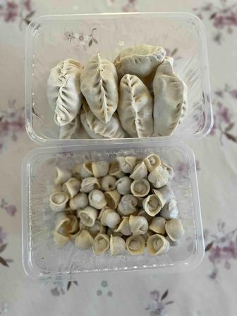 Үйде жасалған манты ,самса,пелмен