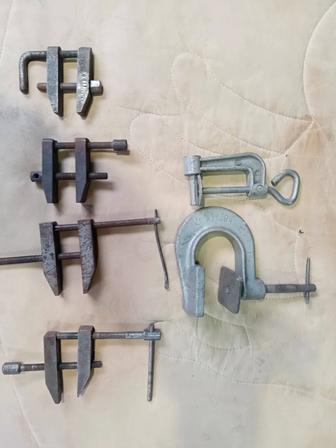 Продам Советские струбцины цена за все 10000 тг