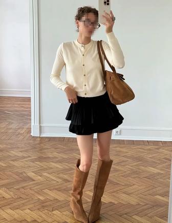 Юбка шорты черная новая