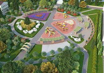 Благоустройство территорий ЖК микрорайонов