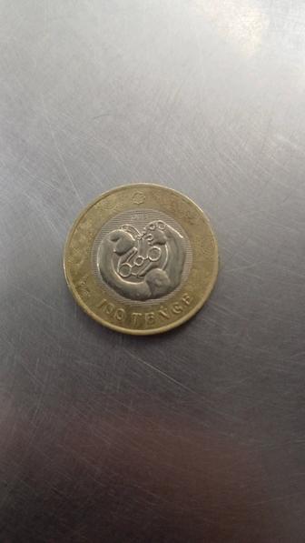 100 тенге 2022г Барс ,Сакский стиль.