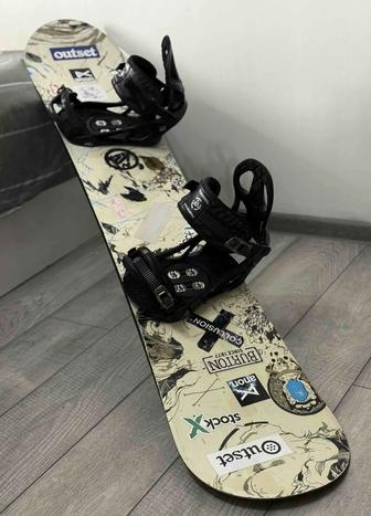 Продам сноуборд с креплениями в отличном состоянии