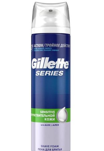 Gillette series пена для бритья для чувствительной кожи