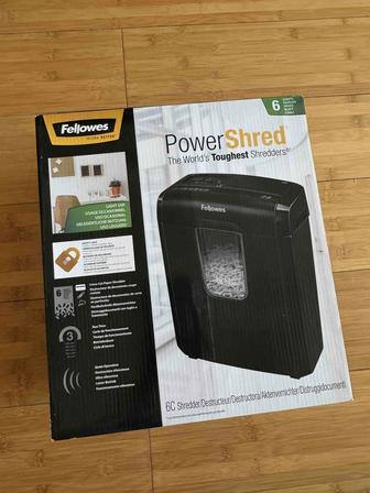 Шредер, абсолютно новый! fellowes powershred 6c