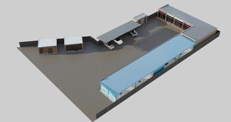 3D визуализация коммерческих помещений - промбаз, складов