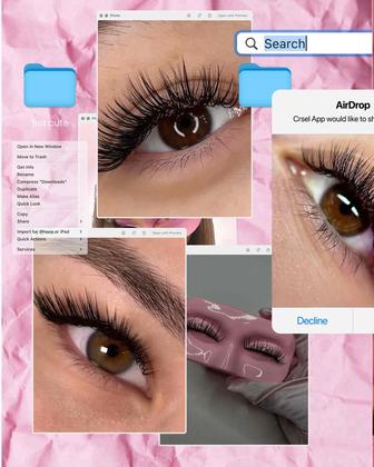 Требуется модель на наращивание ресниц