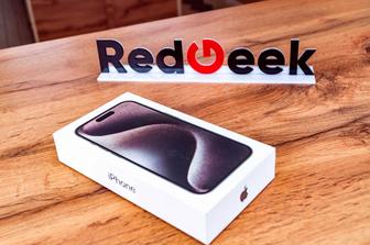 Новый Iphone 15 Pro. 256Gb. Запечатанный. NATURAL TITANIUM. Red Geek