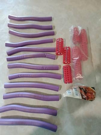 Продам бигуди для кудрей бумеранги и сеточка с резинкой