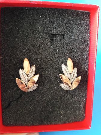 Күміс сырға серьги серебро