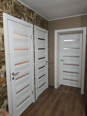 Установка дверей .