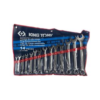 KING TONY набор ключей комбинированный 10-32 мм 1214MR, 14 шт