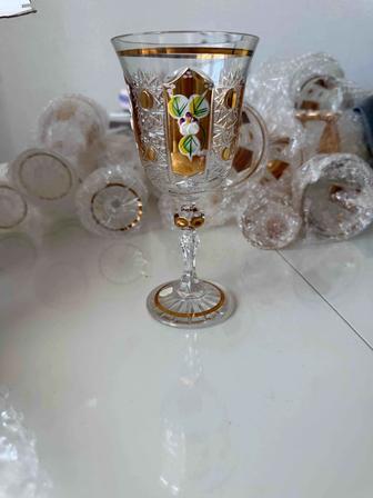 Продам стаканы 220 млн набор чешский хрусталь Bohemia