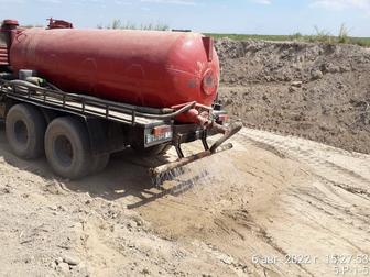 Водовоз доставка технической и чистой воды на участки и котлованы пром.зоны