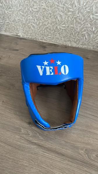Боксерский шлем VELO синий