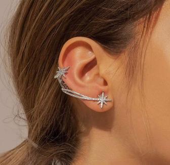 Серебряные серьги Apm Monaco, оригинал