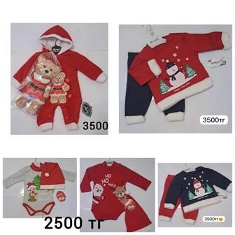 Жаңа жылдық детский киімдер 0-3 3-6-9айлық сәбилерге туреций новый