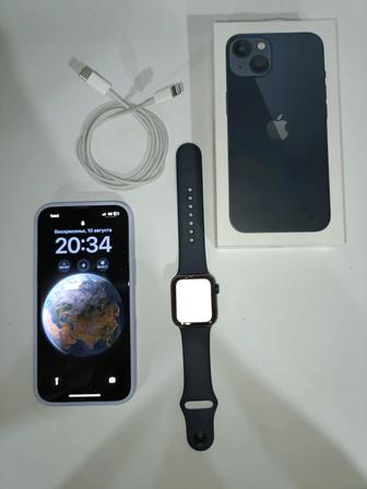 iPhone 13 Apple Watch  2 отличное состояние