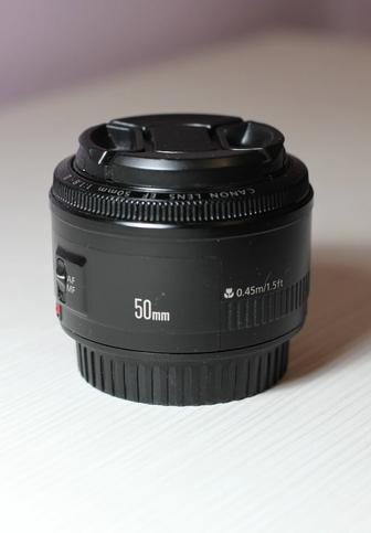 Продам объектив 50мм, 1.8 canon