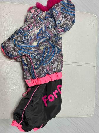 Зимний комбинезон для собачки