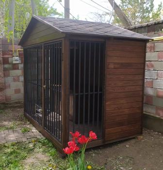 Вольер с будкой для собак