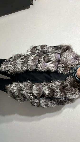 Шуба чернобурка натуралка