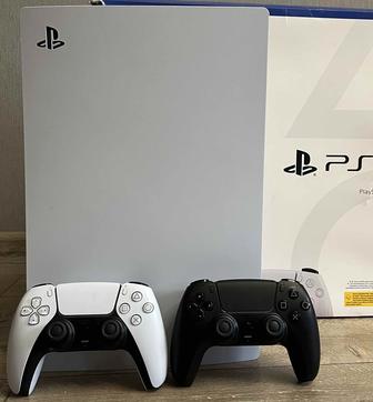 PlayStation 5(PS5), 2 геймпада и игры