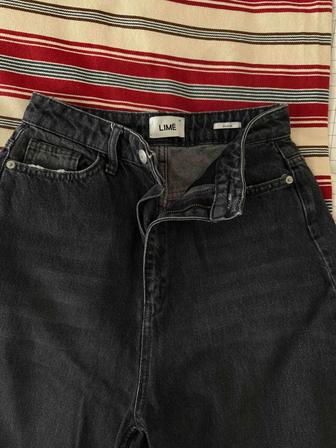 Джинсы черные гаучо LIME