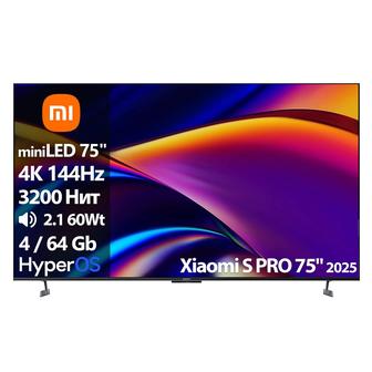 Телевизор Xiaomi S PRO 2025 75 [75(191см) 4K 144Hz]