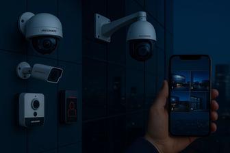 Монтаж под ключ Систем видеонаблюдения и пожарной, охранной сигнализации.