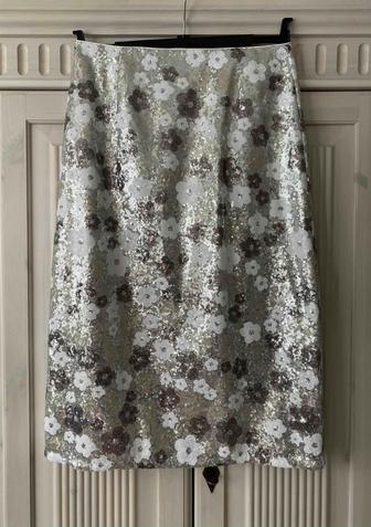 Новая юбка с пайетками размер 48-50