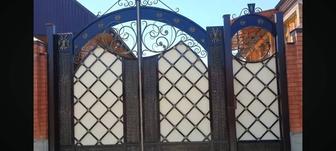 Сварочная работа,ворота, ограждения,навесы,