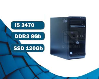 i5 3470/ 8Gb HP Компьютер SSD120 для бизнеса 1С CRM офисные задачи