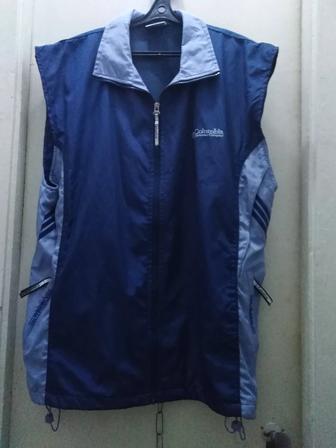 ОТДАМ ДАРОМ жилет фирменный, плащевка, размер БИГСАЙЗ (52/54), БУ