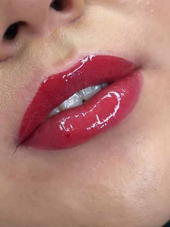 Перманентный макияж бровей, губ межресничка