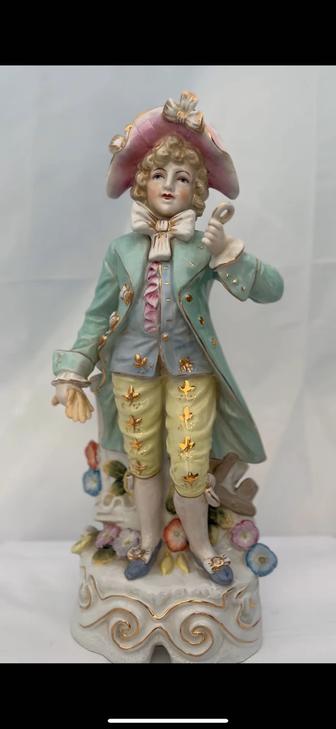 Антикварная статуэтка германия 18 в. Позолота