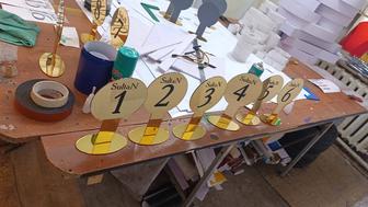 Изготовление наружной рекламы, лазерная резка