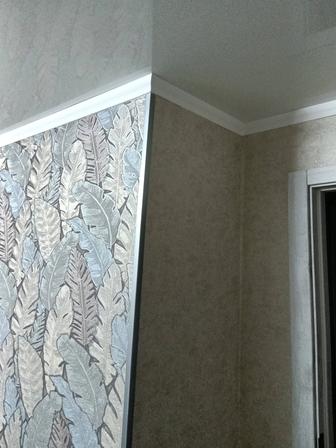 Качественная поклейка обоев , галтели ,покраска потолков и стен.