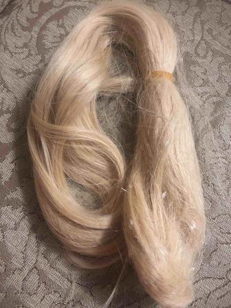 Волосы блонд для наращивания 70 см