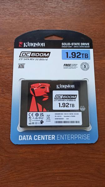 SSD 1.92 TB Kingston DC600M, оригинал, 2.5, SATA3