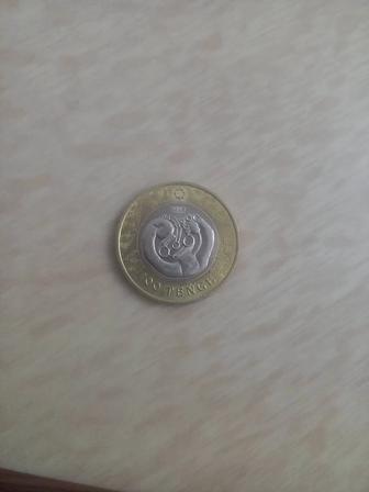 Продам монеты. Биколорный монета в номиналом 100 тг Сакский стиль 2022.