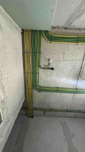 Электрик, монтаж с нуля до чистовой