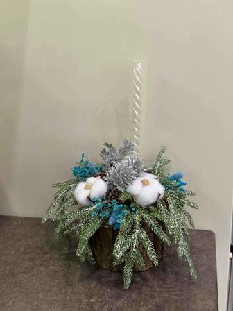 Корзина новогодняя