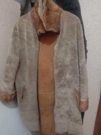 Шуба овчина с норкой