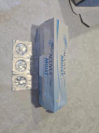 Отдам в дар контактные линзы acuvue moist