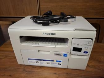 Лазерное МФУ Samsung, wi-fi, новый картридж, шнуры, отличное состояние