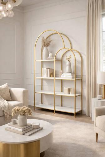 Дизайнерский стеллаж с арками, торговое оборудование, лофт