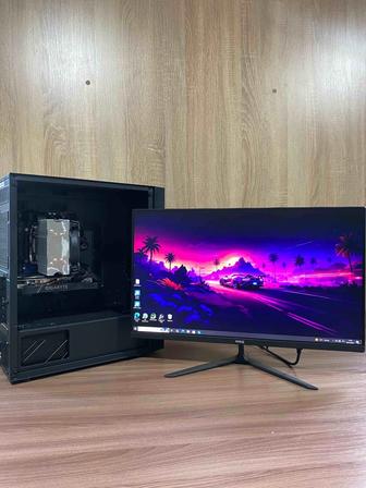 Продам игровой системный блок, компьютер с монитором! Супер цена!