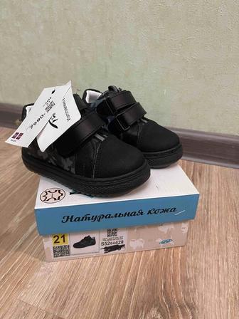Ботинки кожаные демисезонные р 21